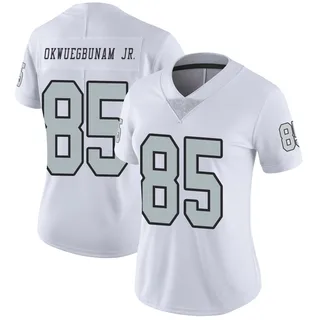 Albert Okwuegbunam Jr. Las Vegas Raiders Women's Limited Color Rush Nike Jersey - White