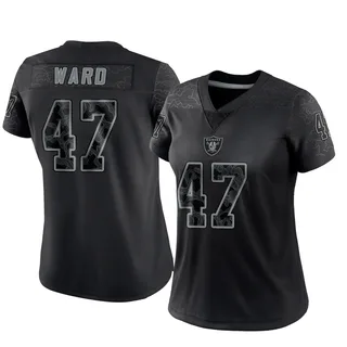 Alex Ward Las Vegas Raiders Women's Limited Reflective Nike Jersey - Black
