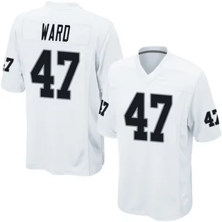 Alex Ward Las Vegas Raiders Youth Game Nike Jersey - White
