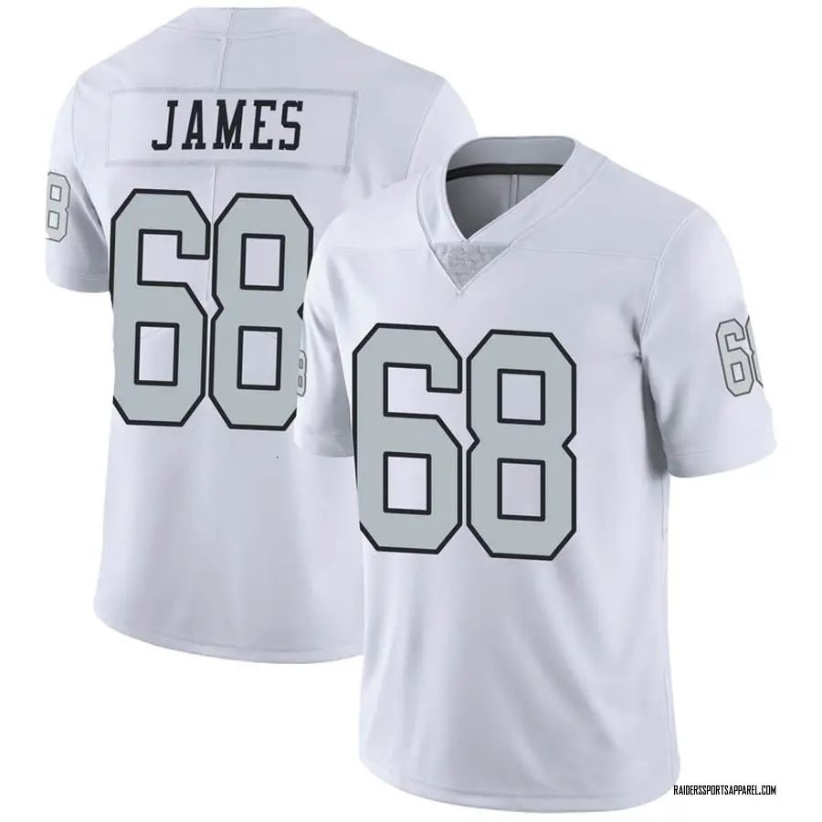 Andre James Las Vegas Raiders Youth Limited Color Rush Jersey - White