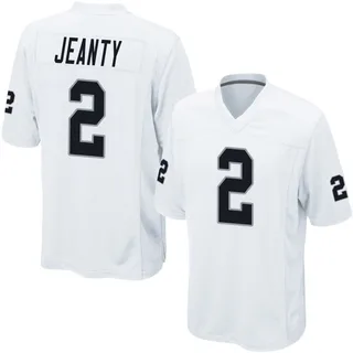 Ashton Jeanty Las Vegas Raiders Youth Game Nike Jersey - White