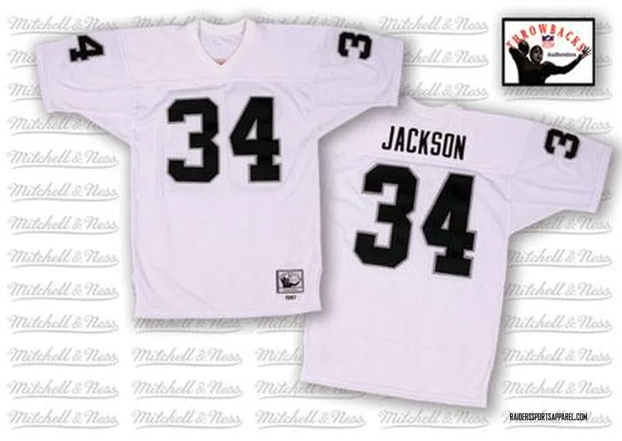 Bo Jackson Las Vegas Raiders Men's Authentic Throwback Mitchell