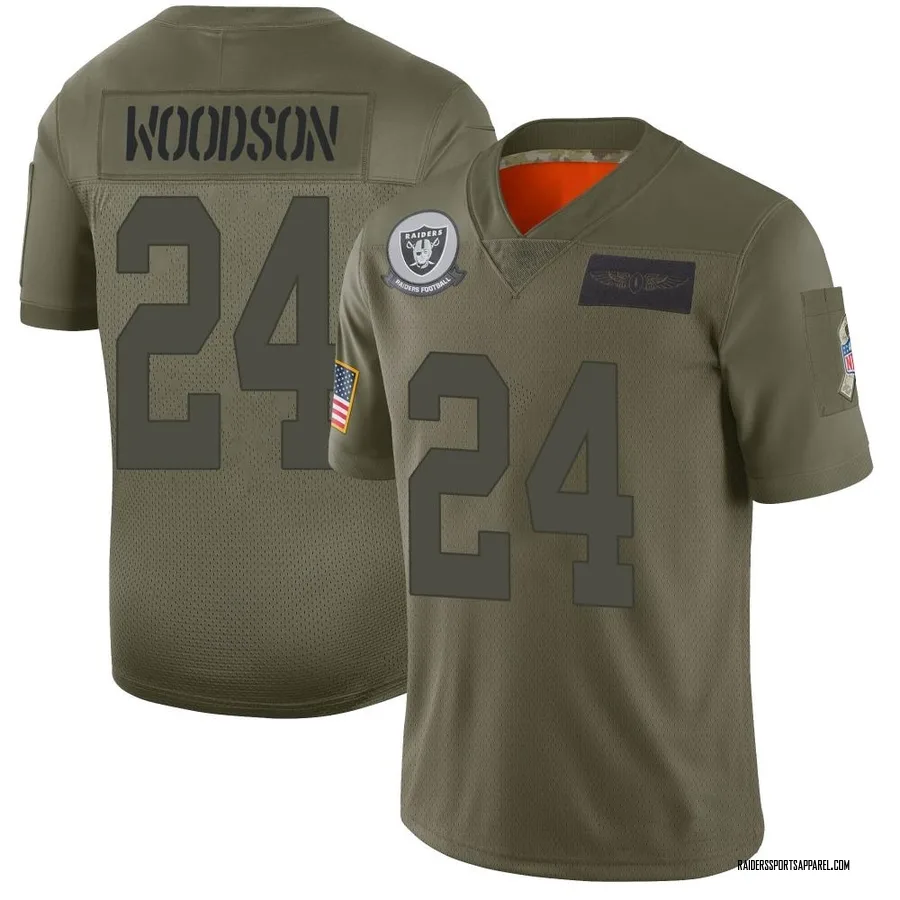 Charles woodson salute outlet to service jersey