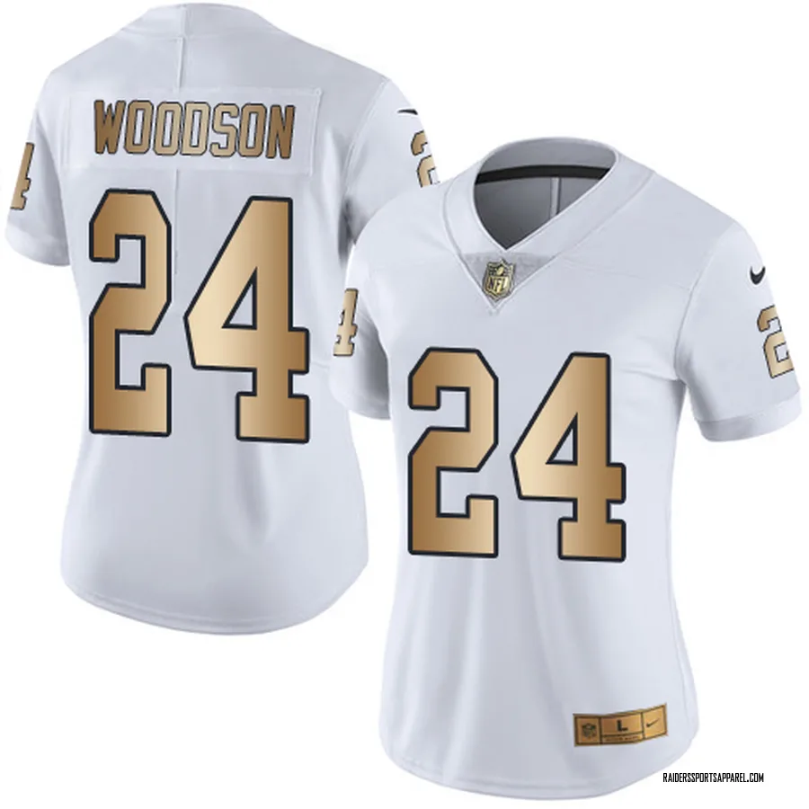 white charles woodson jersey