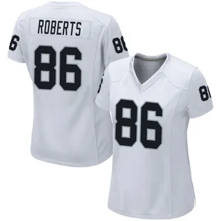 Chase Roberts Las Vegas Raiders Women's Game Nike Jersey - White
