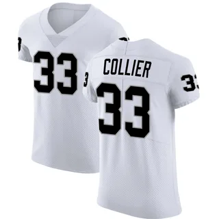 Chris Collier Las Vegas Raiders Men's Elite Vapor Untouchable Nike Jersey - White