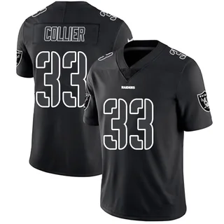 Chris Collier Las Vegas Raiders Youth Limited Nike Jersey - Black Impact