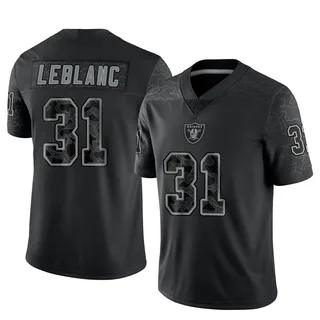 Cre'Von LeBlanc Las Vegas Raiders Youth Limited Reflective Nike Jersey - Black
