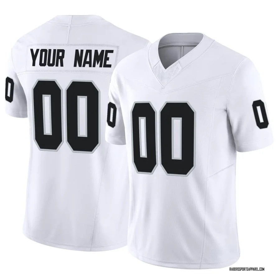 Women's Las Vegas Raiders Josh Jacobs Nike White Color Rush Legend Player  Jersey