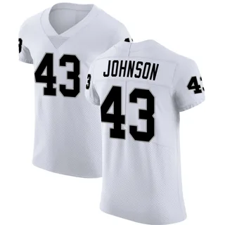 Dalton Johnson Las Vegas Raiders Men's Elite Vapor Untouchable Nike Jersey - White