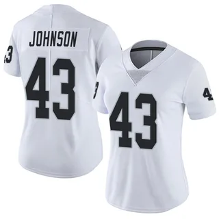 Dalton Johnson Las Vegas Raiders Women's Limited Vapor Untouchable Nike Jersey - White
