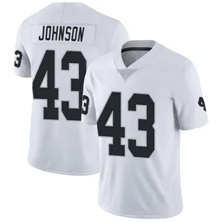 Dalton Johnson Las Vegas Raiders Youth Limited Vapor Untouchable Nike Jersey - White