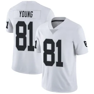 Dareke Young Las Vegas Raiders Youth Limited Vapor Untouchable Nike Jersey - White