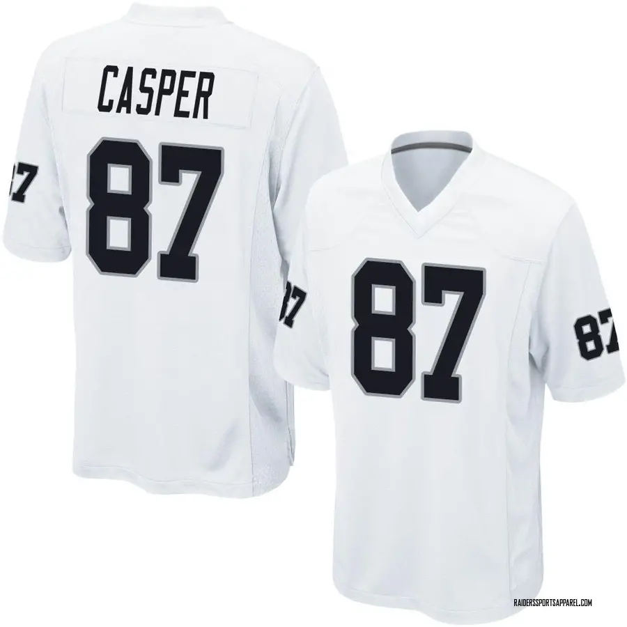 Dave Casper Las Vegas Raiders Men's Game Nike Jersey - White