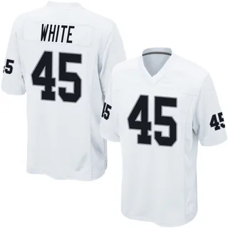 Devin White Las Vegas Raiders Men's Game Nike Jersey - White