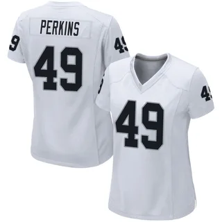 Devyn Perkins Las Vegas Raiders Women's Game Nike Jersey - White