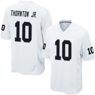Dont'e Thornton Jr. Las Vegas Raiders Men's Game Nike Jersey - White