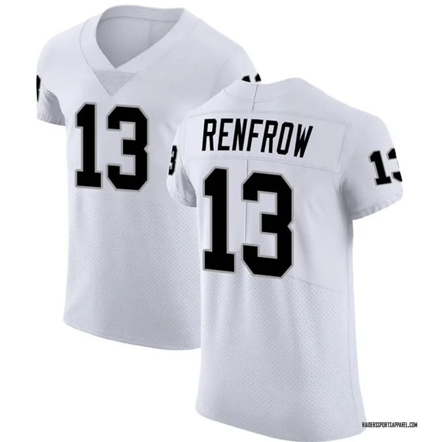 hunter renfrow white raiders jersey