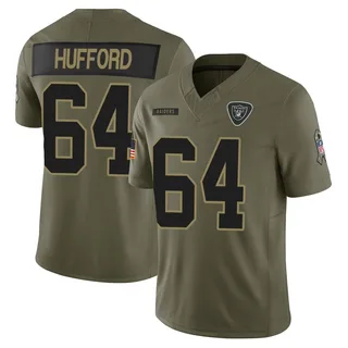 Jarrod Hufford Las Vegas Raiders Youth Limited 2025 Salute to Service Nike Jersey - Olive