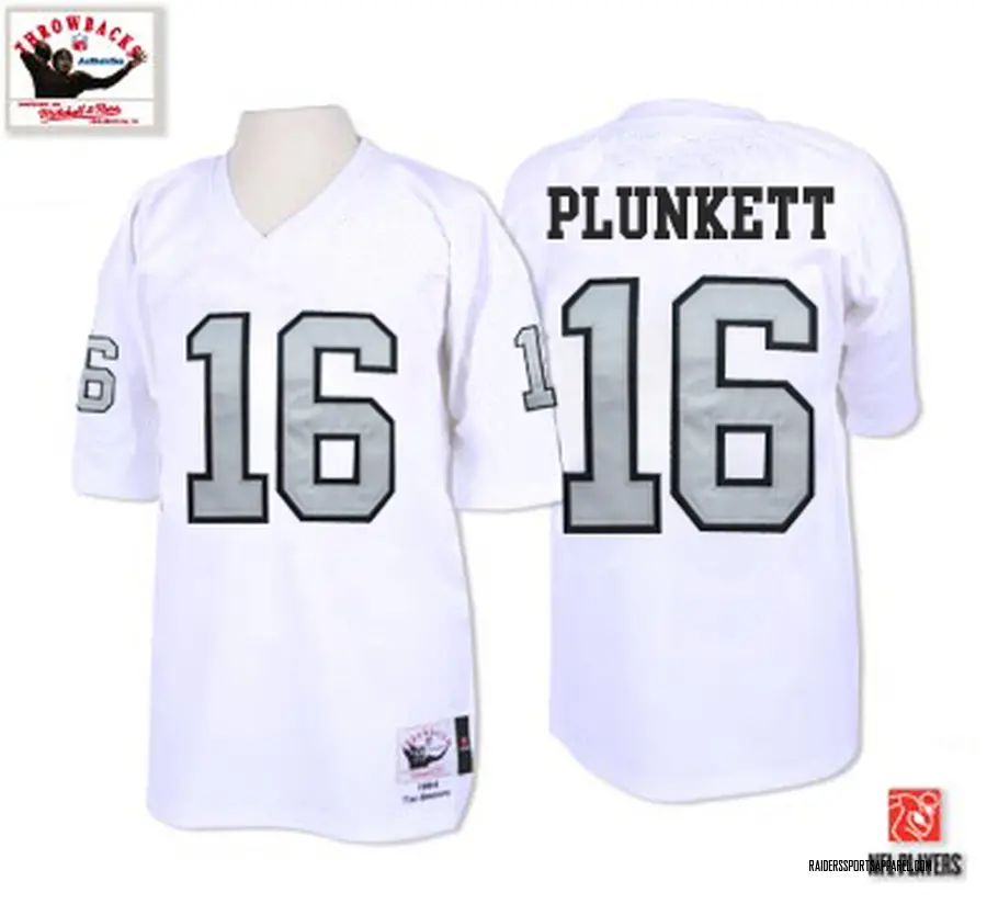 Mitchell and Ness Throwbacks Oakland Raiders Jim Plunkett 1980 Jersey Size  56