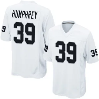 John Humphrey Las Vegas Raiders Youth Game Nike Jersey - White