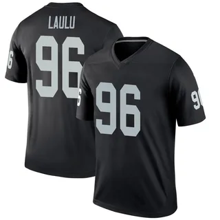 Jonah Laulu Las Vegas Raiders Men's Legend Nike Jersey - Black