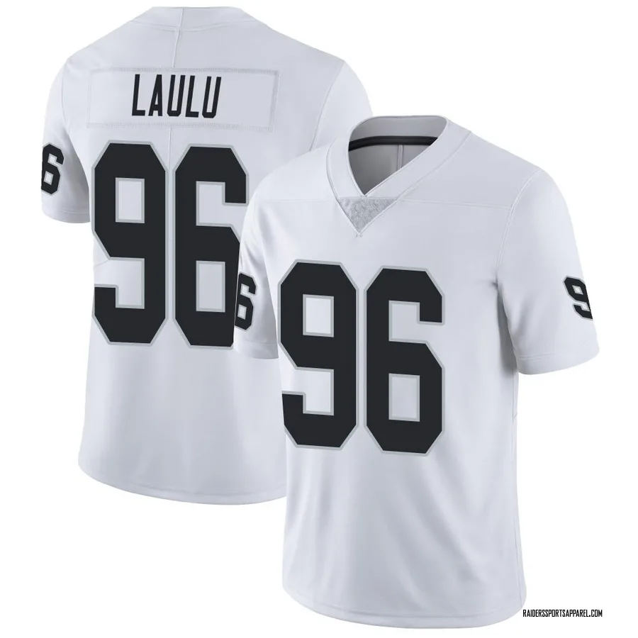 Jonah Laulu Las Vegas Raiders Men's Limited Vapor Untouchable Nike Jersey - White