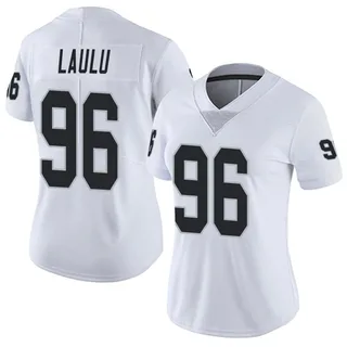Jonah Laulu Las Vegas Raiders Women's Limited Vapor Untouchable Nike Jersey - White