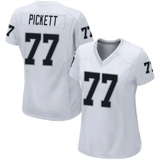 Justin Pickett Las Vegas Raiders Women's Game Nike Jersey - White