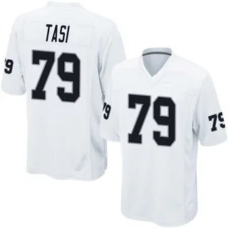 Laki Tasi Las Vegas Raiders Youth Game Nike Jersey - White