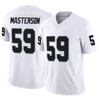 Luke Masterson Las Vegas Raiders Men's Limited Vapor F.U.S.E. Nike Jersey - White