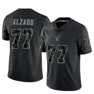 Lyle Alzado Las Vegas Raiders Youth Limited Reflective Nike Jersey - Black