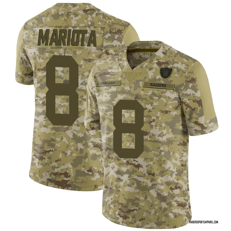 las vegas raiders mariota jersey