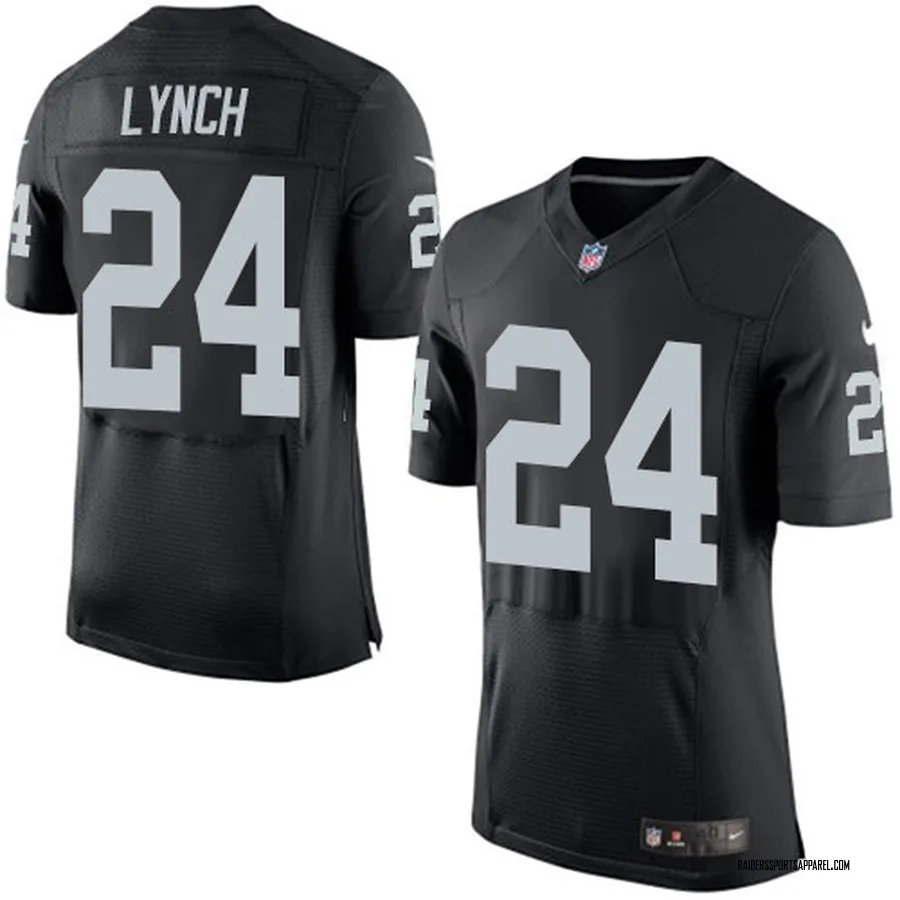 marshawn lynch raiders jersey stitched