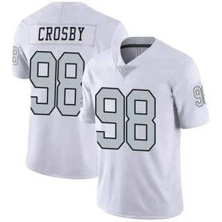Maxx Crosby Las Vegas Raiders Men's Limited Color Rush Nike Jersey - White