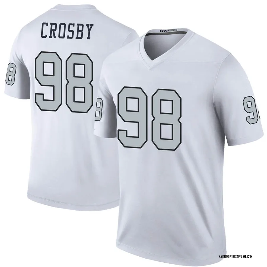 Maxx Crosby Las Vegas Raiders Men's Limited Color Rush Nike Jersey - White