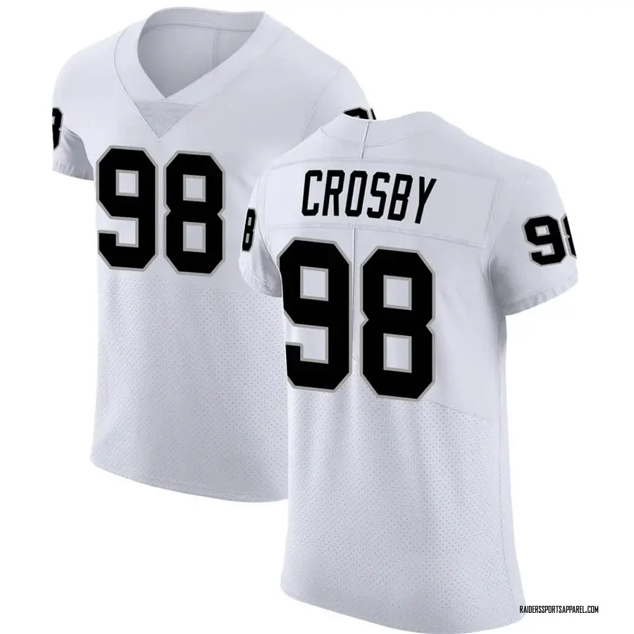 maxx crosby jersey white