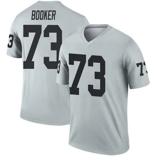 Men's Tank Booker Las Vegas Raiders Men's Legend Inverted Silver Nike Jersey