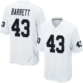 Michael Barrett Las Vegas Raiders Men's Game Nike Jersey - White