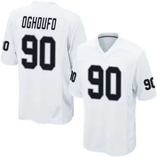 Ovie Oghoufo Las Vegas Raiders Men's Game Nike Jersey - White