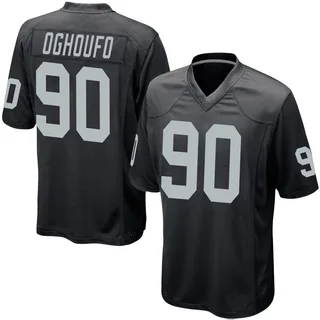 Ovie Oghoufo Las Vegas Raiders Men's Game Team Color Nike Jersey - Black
