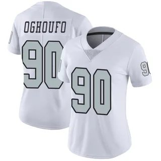 Ovie Oghoufo Las Vegas Raiders Women's Limited Color Rush Nike Jersey - White