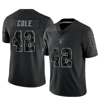 Qwynnterrio Cole Las Vegas Raiders Youth Limited Reflective Nike Jersey - Black