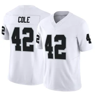 Qwynnterrio Cole Las Vegas Raiders Youth Limited Vapor F.U.S.E. Nike Jersey - White