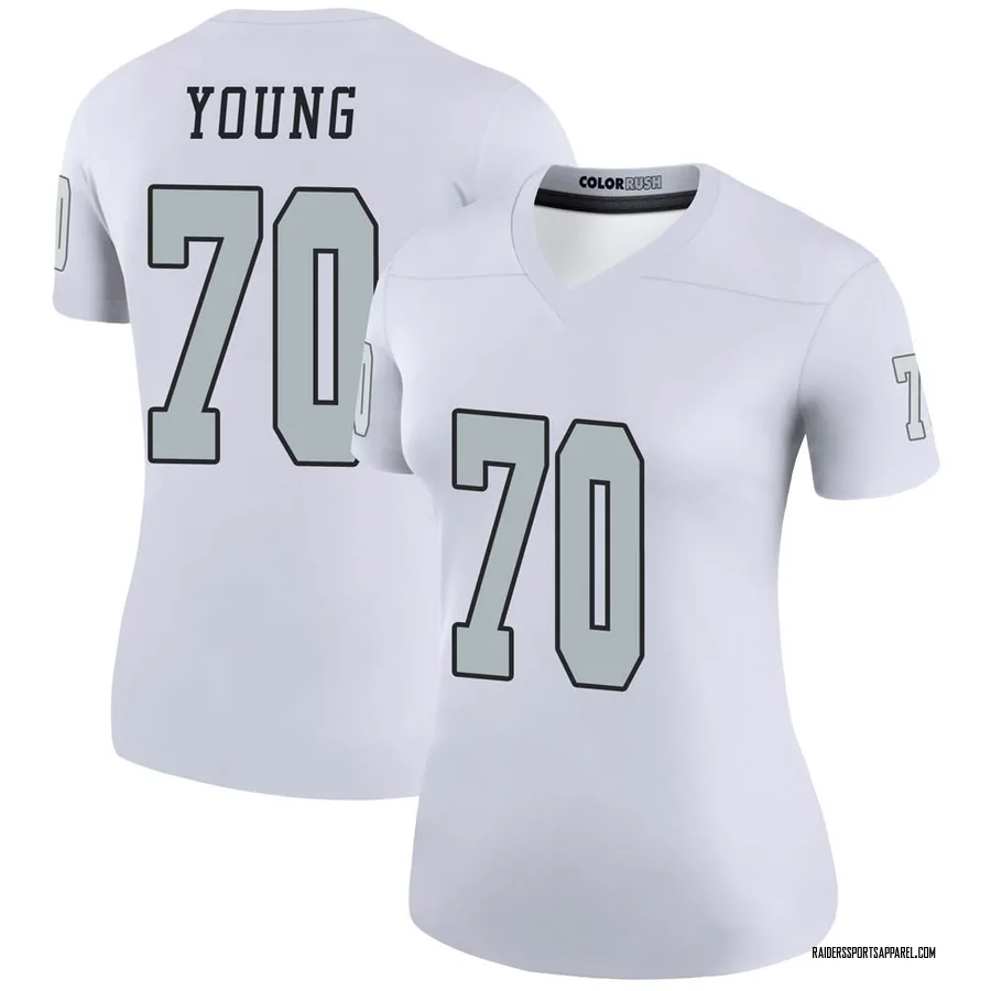 Sam Young Las Vegas Raiders Women's Color Rush Legend Nike ...
