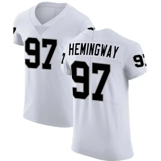 Tonka Hemingway Las Vegas Raiders Men's Elite Vapor Untouchable Nike Jersey - White