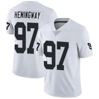 Tonka Hemingway Las Vegas Raiders Men's Limited Vapor Untouchable Nike Jersey - White