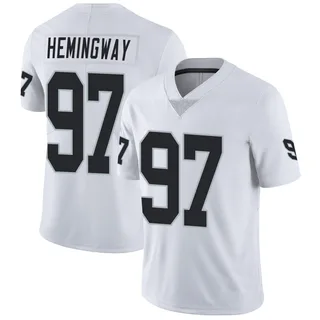 Tonka Hemingway Las Vegas Raiders Youth Limited Vapor Untouchable Nike Jersey - White