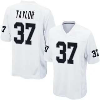 Trey Taylor Las Vegas Raiders Youth Game Nike Jersey - White