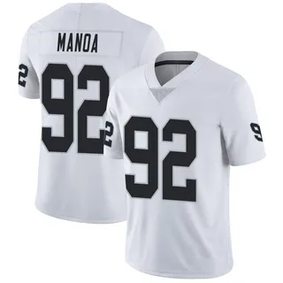 Tyler Manoa Las Vegas Raiders Youth Limited Vapor Untouchable Nike Jersey - White